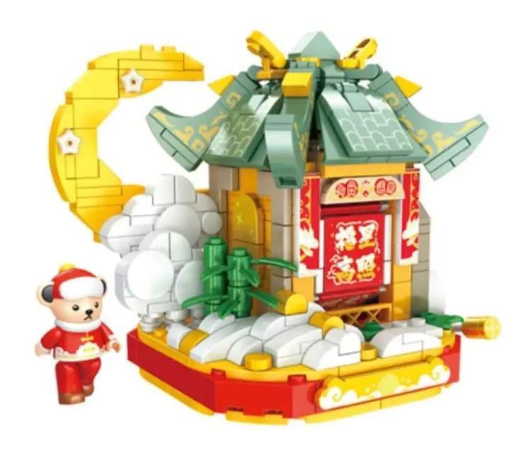 Bộ lắp ghép Gấu Teddy Vận Tiên Các Jisibrixx 881502