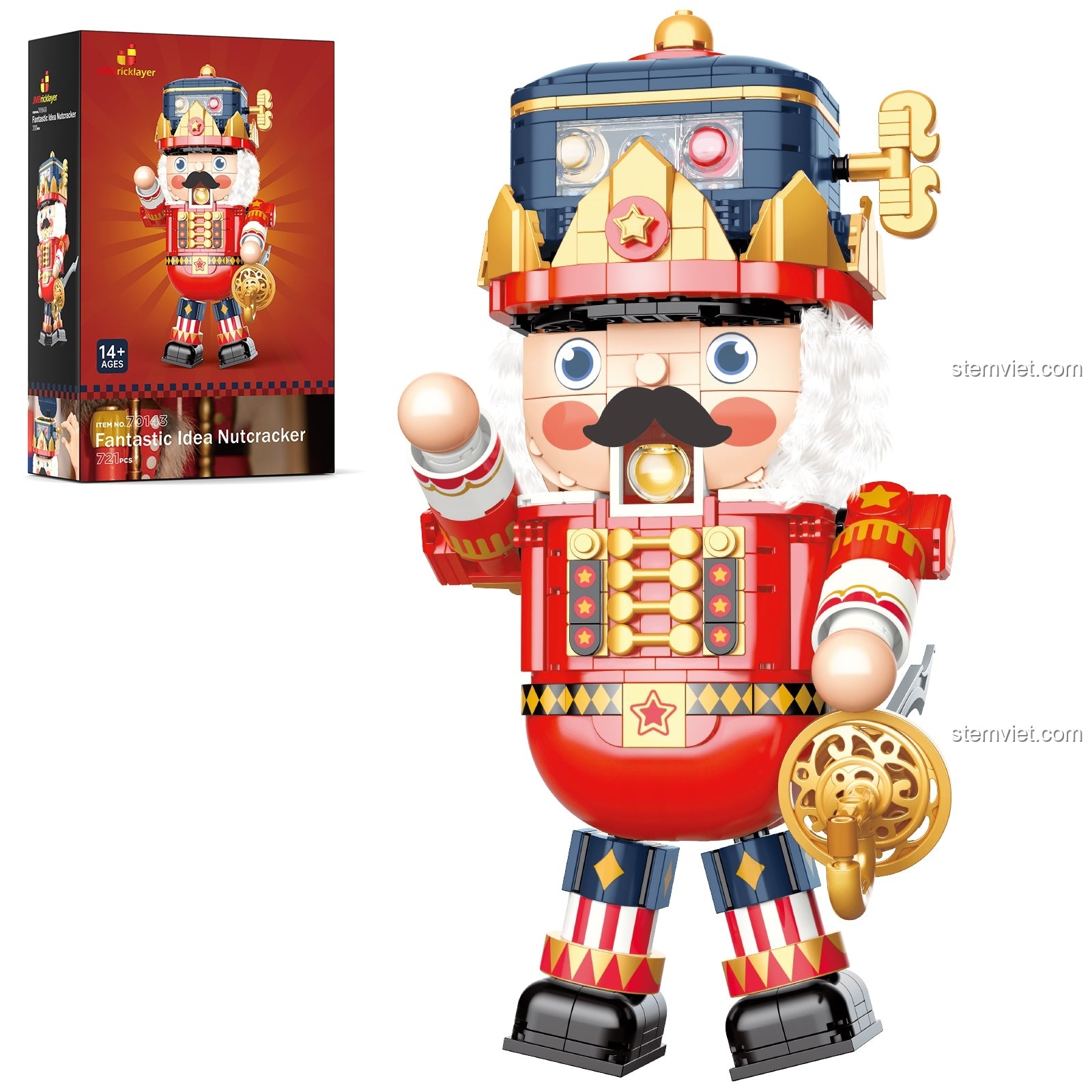 JMBricklayer 70143 Lính Nutcracker Bộ đồ chơi Tương thích LEGO® 721 mảnh
