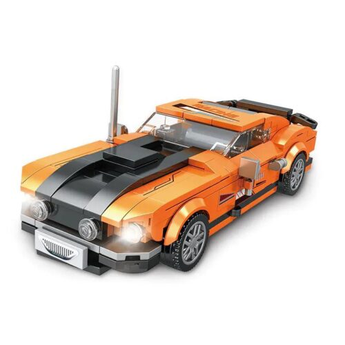 Bộ lắp ghép Volt Mustang JP 88017 có đèn LED, đồ chơi mô hình JP giá tốt cho bé trai 6 tuổi