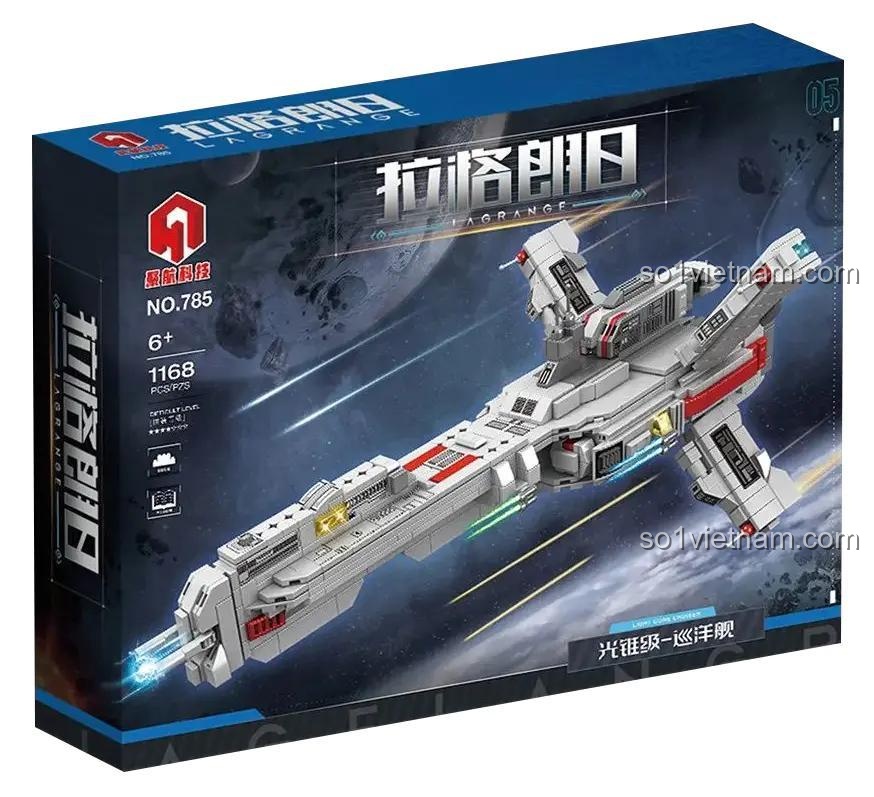 Hộp sản phẩm Infinite Universe Lagrange - Light Cone Class Cruiser Juhang Technology 785