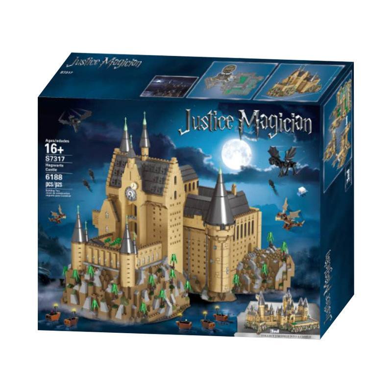 Bộ lắp ghép Justice Magician S7317 Lâu đài Hogwarts hơn 6000 chi tiết, đồ chơi mô hình lâu đài phép thuật cho thanh niên 16 tuổi, giá tốt