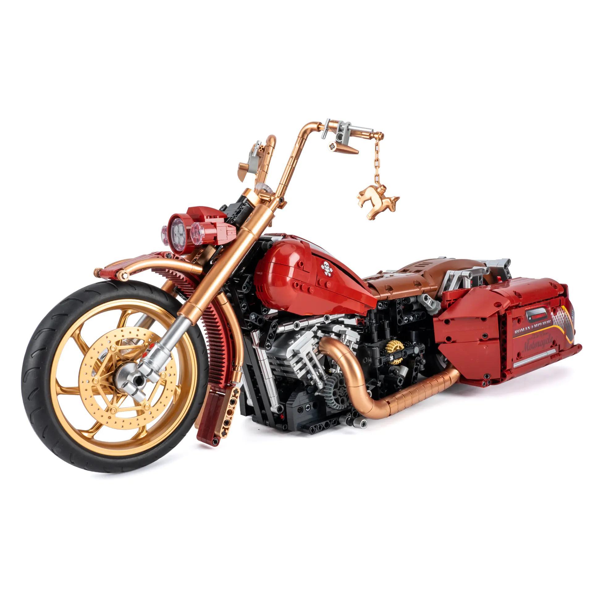 Mô hình Xe máy Harley King Retro K盒子 10514 - Toàn cảnh