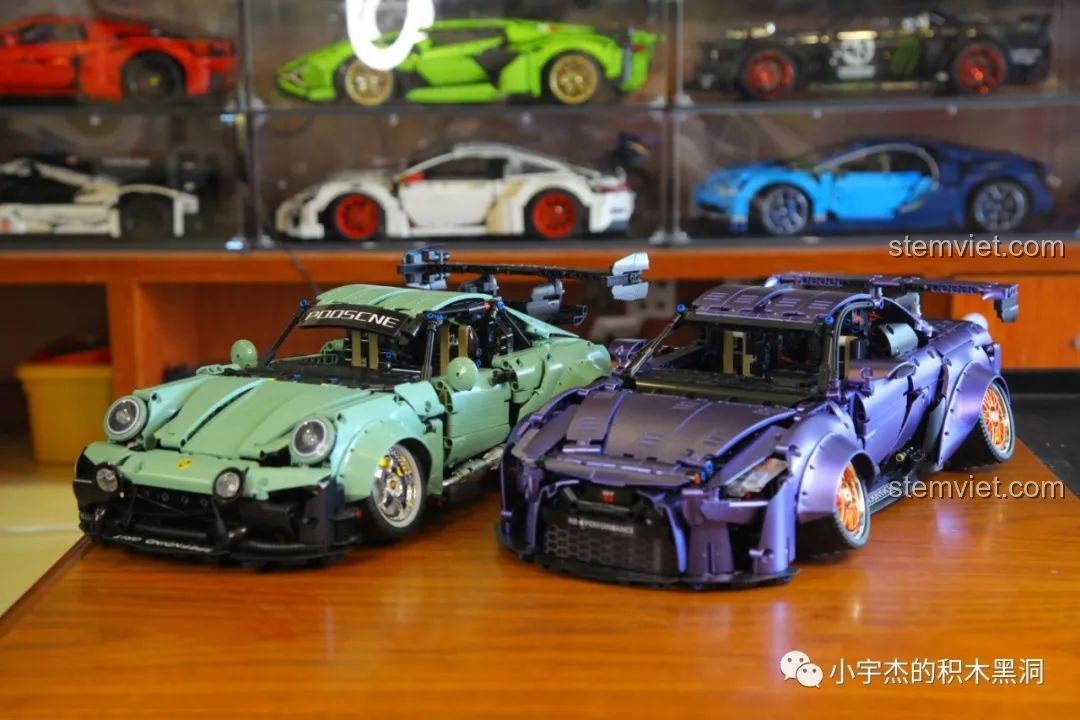 Chi tiết đuôi xe mô hình K Box Nissan GT-R 1:10