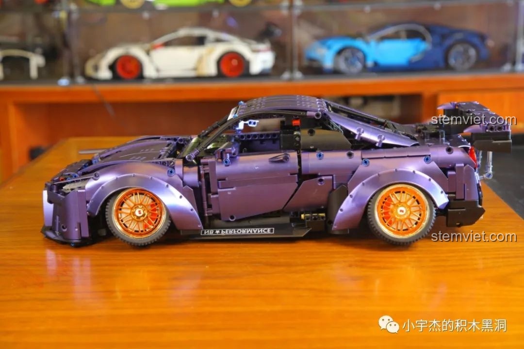 Chi tiết đầu xe mô hình K Box Nissan GT-R 1:10