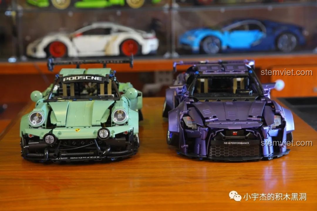 Chi tiết đầu xe mô hình K Box Nissan GT-R 1:10