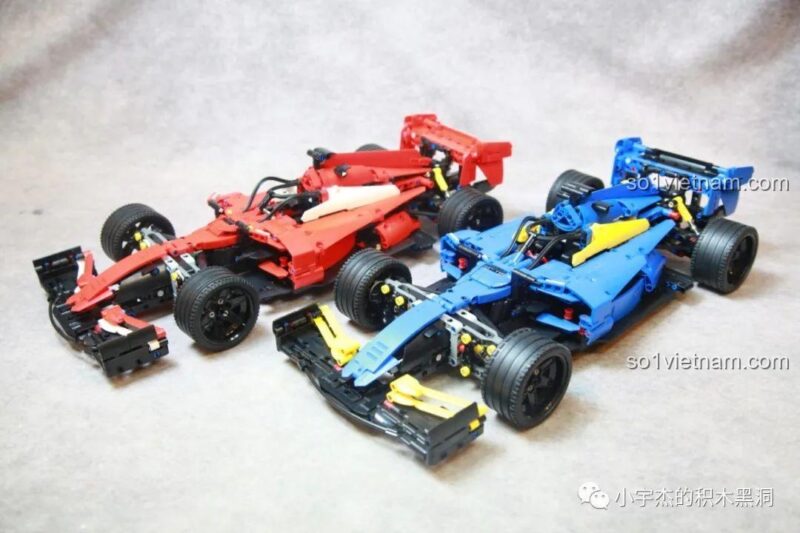 Lắp ráp phần thân vỏ màu đỏ cho Xe đua F1 tốc độ cao K-Box 10295.