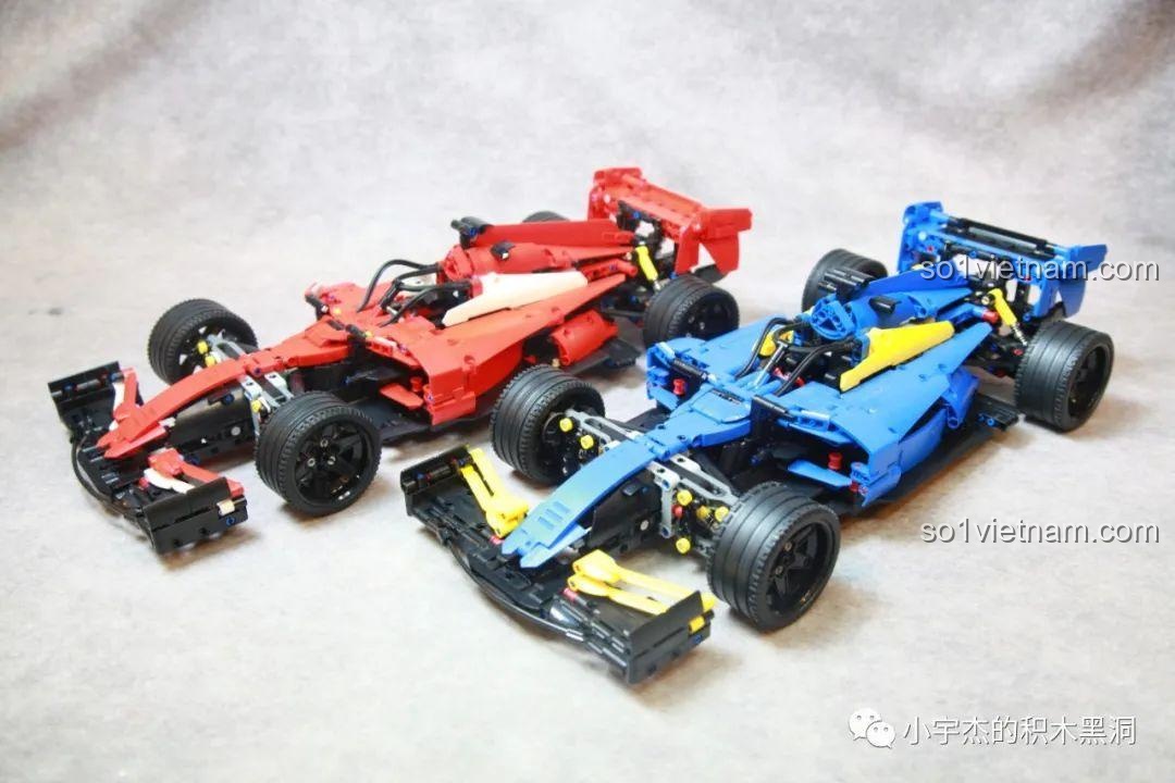 Lắp ráp phần thân vỏ màu đỏ cho Xe đua F1 tốc độ cao K-Box 10295.