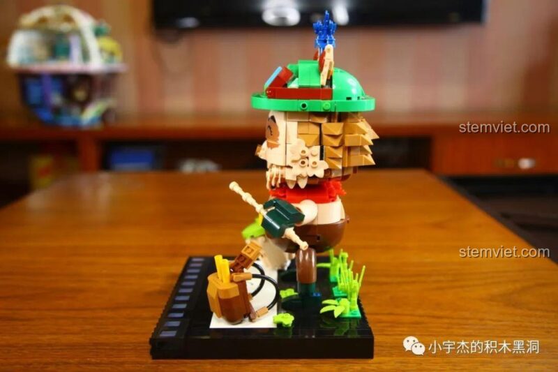 Mô hình Teemo K Box 10302 hoàn chỉnh từ nhiều góc độ, đồ chơi mô hình Trinh sát Teemo, biểu cảm độc đáo
