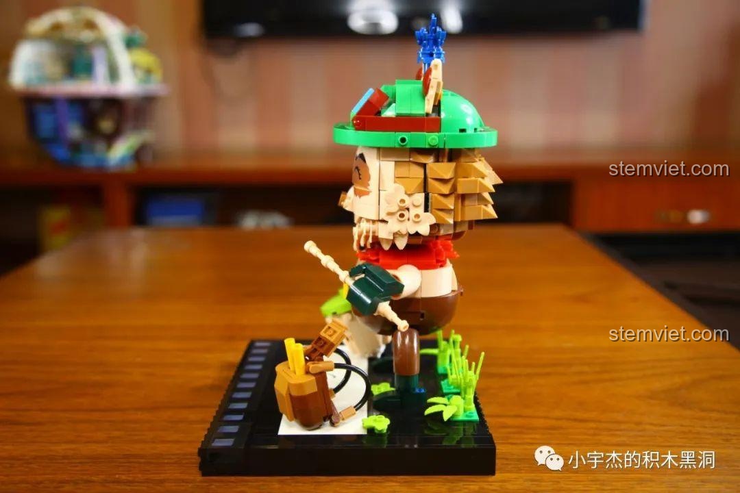 Mô hình Teemo K Box 10302 hoàn chỉnh từ nhiều góc độ, đồ chơi mô hình Trinh sát Teemo, biểu cảm độc đáo