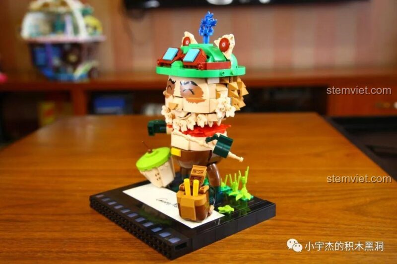 Mô hình Teemo K Box 10302 hoàn chỉnh từ nhiều góc độ, đồ chơi mô hình Teemo Liên Minh Huyền Thoại, chất lượng cao