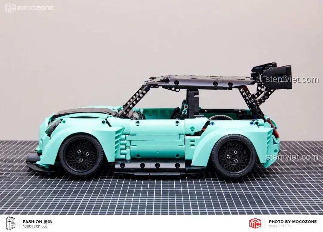 Góc nhìn ngang của Mô hình BMW MINI gầm thấp K-Box 10505.