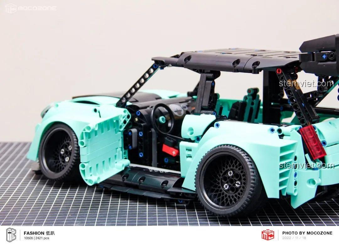 Cửa xe của bộ lắp ráp Xe Đua BMW MINI Độ có thể mở được.