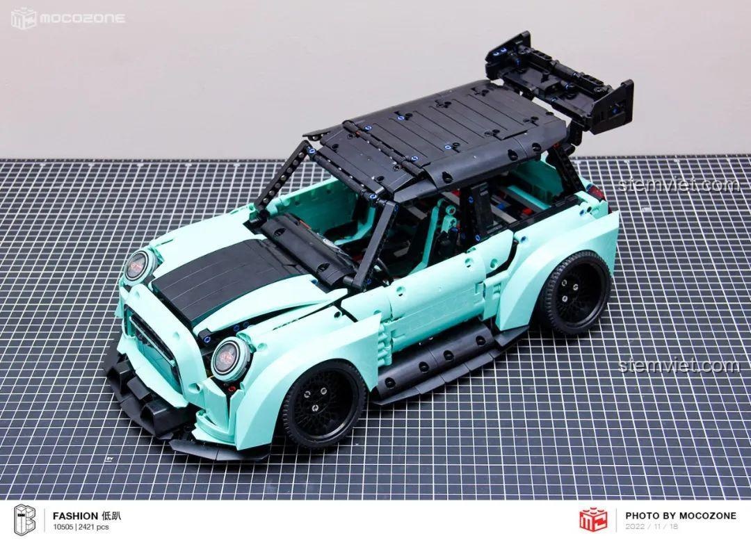 Góc nhìn tổng thể từ trên cao của đồ chơi lắp ghép K-Box 10505.