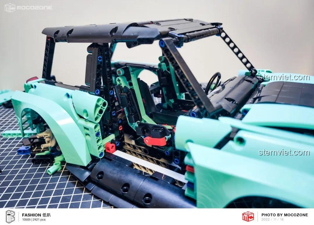 Nội thất và ghế ngồi của đồ chơi lắp ghép K-Box 10505.