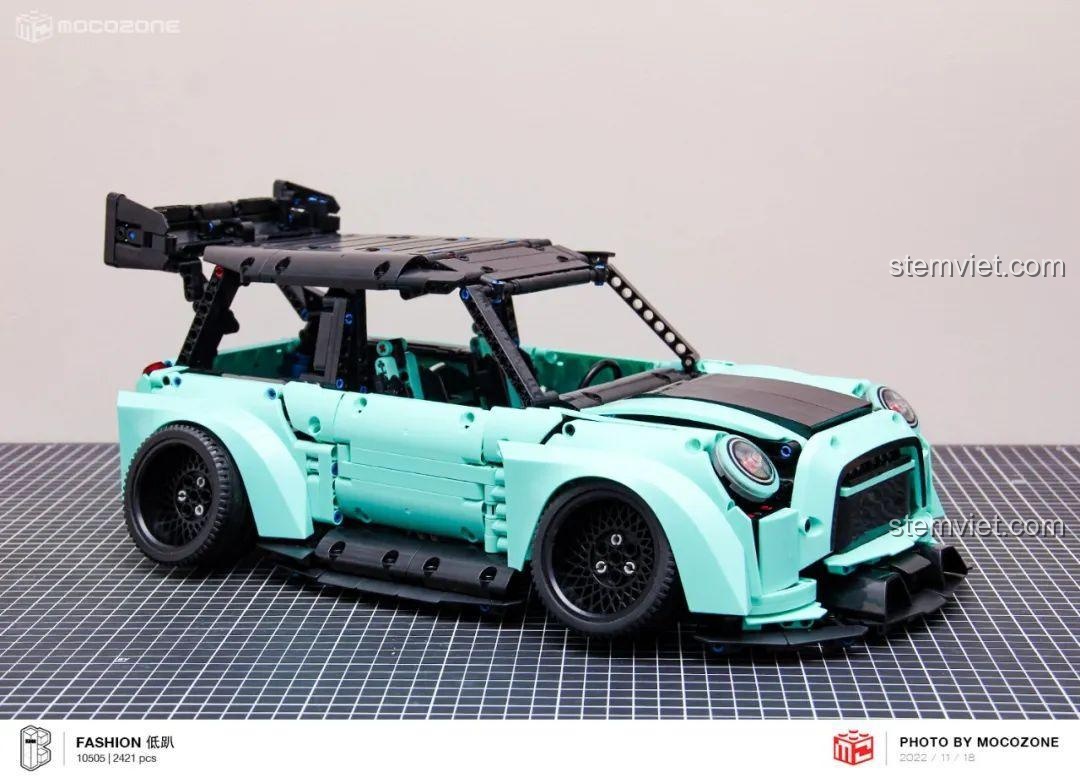 Mô hình xe K-Box 10505 chưa dán decal, thể hiện màu sắc gốc.