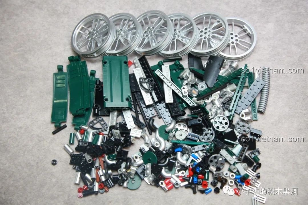 Cận cảnh chi tiết động cơ của K盒子 10509 Xe Hot Rod 1949 Độ Chế.