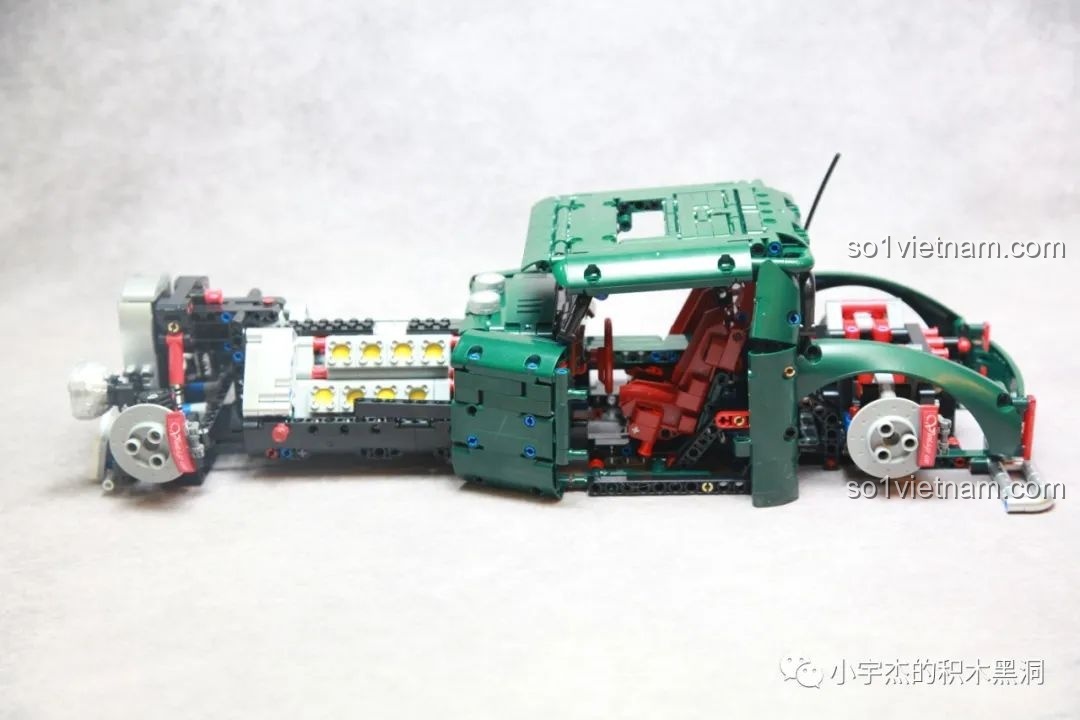 Chi tiết bánh xe của K盒子 10509 Xe Hot Rod 1949 Độ Chế.