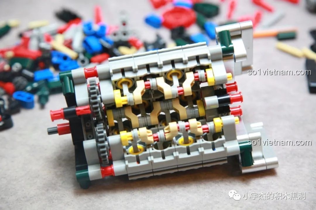 Chi tiết bánh trước và sau của K盒子 10509 Xe Hot Rod 1949 Độ Chế.