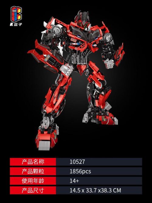 Mô hình robot lắp ráp K Box 10527 Dino Stinger từ Transformers, cao 38.3cm, gồm 1856 mảnh, cho bé trai 14+.