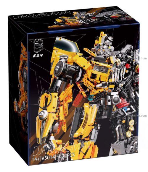 Mô hình Robot Bumblebee Bán Cơ Khí K-BOX V5014 hoàn chỉnh, phô diễn thiết kế nửa giáp nửa máy độc đáo, dành cho con trai trên 14 tuổi.