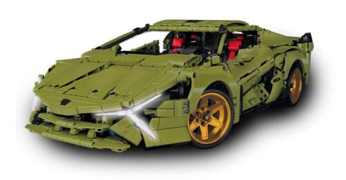 Hộp đồ chơi lắp ghép KAIYU K86111 mô hình siêu xe Lamborghini Sián, quà tặng hấp dẫn cho thanh niên đam mê tốc độ.
