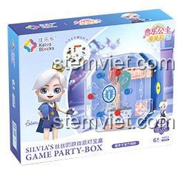 Đồ chơi mô hình Silvia Kalos Blocks 30006 Hộp Tiệc Trò Chơi Công Chúa Emily: Silvia, bộ lắp ghép cho bé gái 6 tuổi, phát triển trí tuệ, giá tốt.