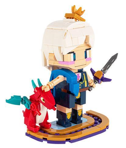 Mô hình lắp ráp Kalos Blocks 30012 nhân vật Silvia trong phim Công chúa Âm nhạc Emily. Bộ xếp hình dạng BrickHeadz cho bé gái 6 tuổi.