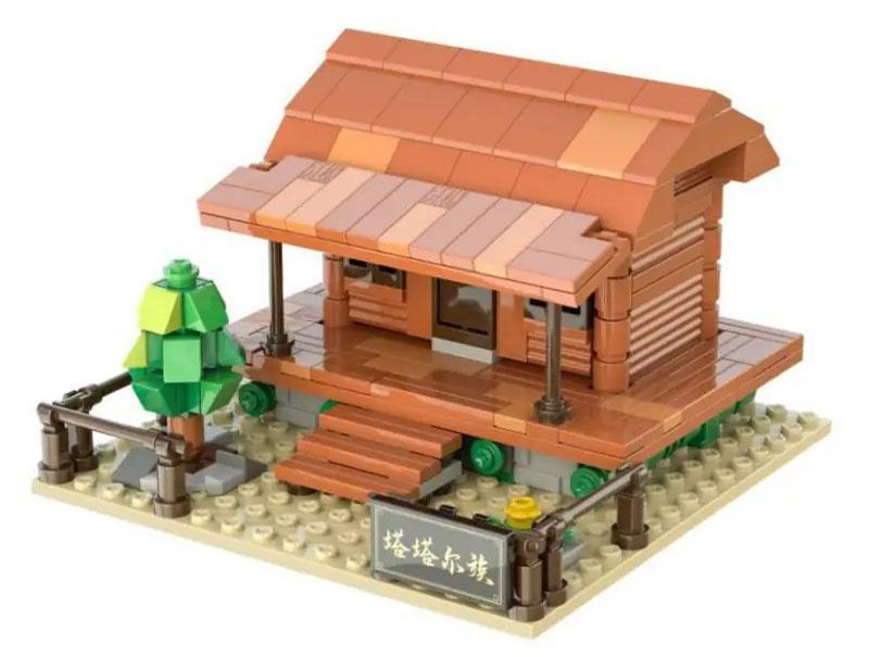 Mô hình nhà dân tộc Tatar Kalos Blocks 81005, bộ lắp ráp kiến trúc độc đáo cho bé gái 6 tuổi, giá tốt.