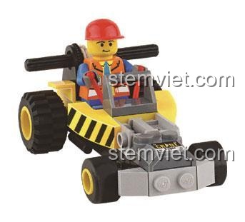 Mô hình xe đua kart lắp ráp từ bộ KAZI 6212. Đồ chơi sáng tạo cho bé trai 6 tuổi, chất lượng tốt.