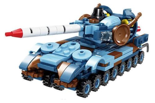 Mô hình xe tăng Sherman hợp thể từ bộ lắp ghép KAZI 84100 cho bé trai 6 tuổi, giá rẻ