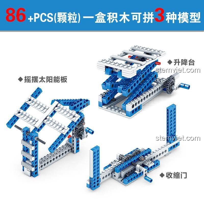 Đồ chơi lắp ráp GBL KY1001-1, bộ lắp ghép KAZI Inventor, đồ chơi mô hình BOZHI Inventor, mô hình cơ khí cho bé trai 8 tuổi, phát triển tư duy.