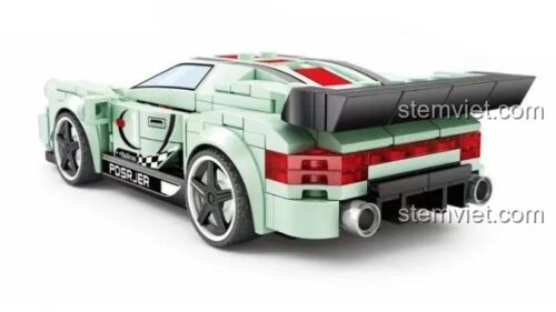 Đồ chơi lắp ráp KAZI KY6113 Siêu xe Porsche 911 với động cơ kéo lùi. Bộ xếp hình 248 mảnh cho con trai, chất lượng cao, giá tốt.