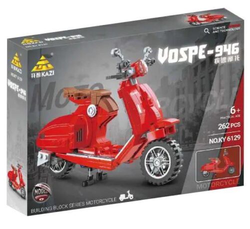 Hộp sản phẩm bộ lắp ghép xe máy Vespa Vospe-946 KAZI KY6129