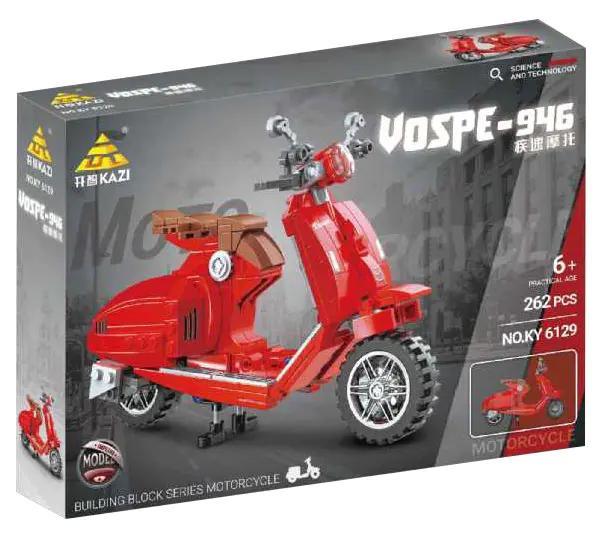 Hộp sản phẩm bộ lắp ghép xe máy Vespa Vospe-946 KAZI KY6129