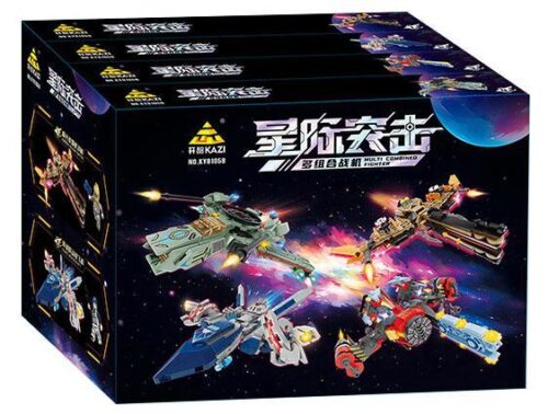 Hộp đồ chơi lắp ráp KAZI KY81058 Star Assault: Phi Thuyền Chiến Đấu Liên Hành Tinh cho bé trai 6 tuổi.