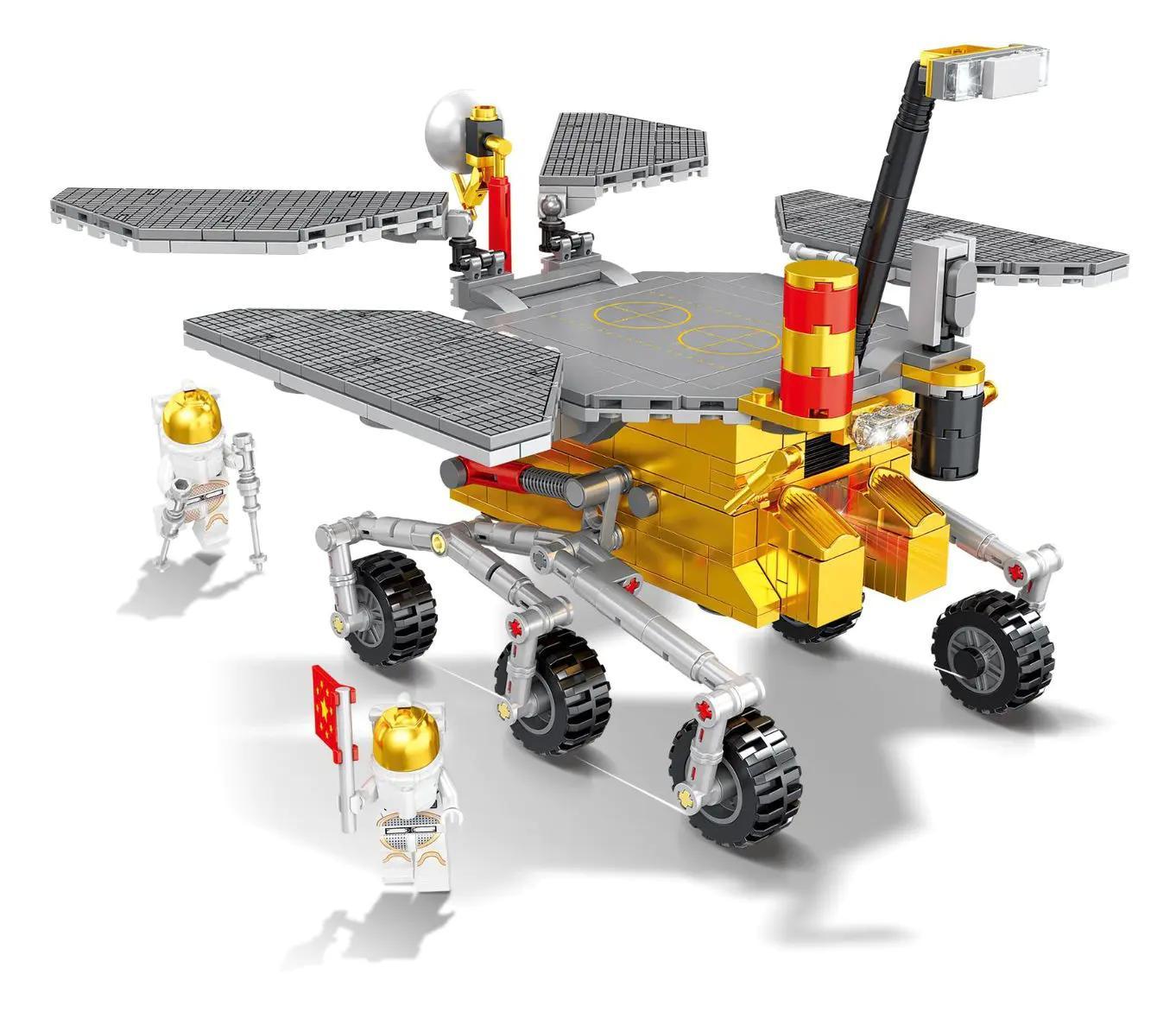 Bộ lắp ghép Xe thám hiểm sao Hỏa Chúc Dung KAZI KY83031, đồ chơi mô hình cho bé trai 6 tuổi+, giá tốt, phát triển tư duy sáng tạo.