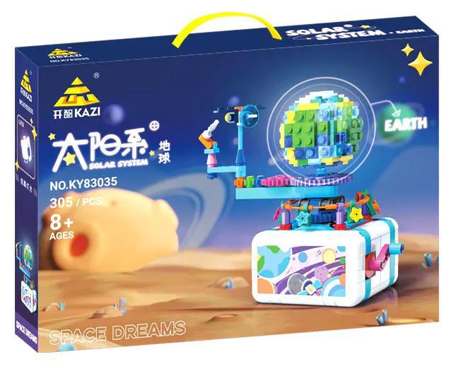 Hộp sản phẩm KAZI KY83035 Mô hình Hệ Mặt Trời Trái Đất