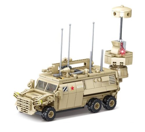 Xe quân sự KAZI KY84104 - Bộ đồ chơi xe quân sự cho bé trai 6 tuổi