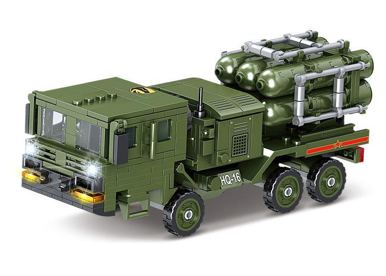 Xe Tăng HQ-16 KAZI KY84105 Bộ đồ chơi quân sự cho bé trai 6 tuổi