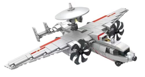 Máy bay cảnh sát KAZI KY84106 - Bộ đồ chơi lắp ghép máy bay quân sự