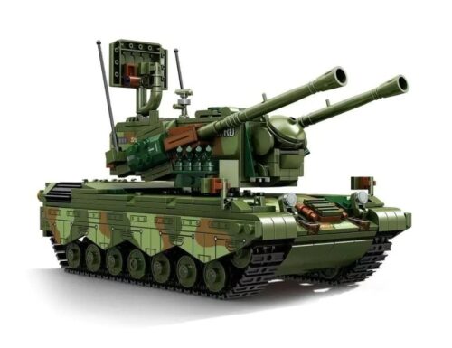 Bộ lắp ghép Xe Tăng Phòng Không Gepard KAZI KY84143 chất lượng cao, đồ chơi lắp ráp KAZI cho con trai 8 tuổi, giá tốt