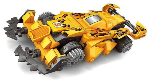 Bộ lắp ráp Xe Đua Bánh Xe Địa Chấn KAZI KY86011 136 mảnh, đồ chơi cho bé trai 6 tuổi giá rẻ.