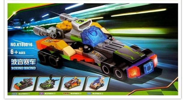 Bộ đồ chơi Xe đua Boeing KAZI KY89016-1, bộ lắp ghép xe đua tối thượng cho bé trai 6 tuổi, giá rẻ, chất lượng cao