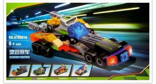 Bộ đồ chơi lắp ráp KAZI KY89016-3 Xe đua Boeing 4 kiểu, đồ chơi mô hình tốc độ kinh hoàng cho bé trai 6 tuổi, giá tốt