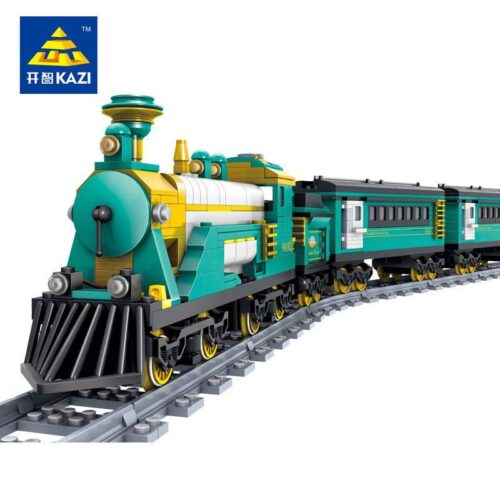 Bộ lắp ghép KAZI KY98225 Tàu Hơi Nước Puffing Billy Úc, đồ chơi lắp ráp mô hình tàu hơi nước Úc cho bé trai 6 tuổi, giá tốt.