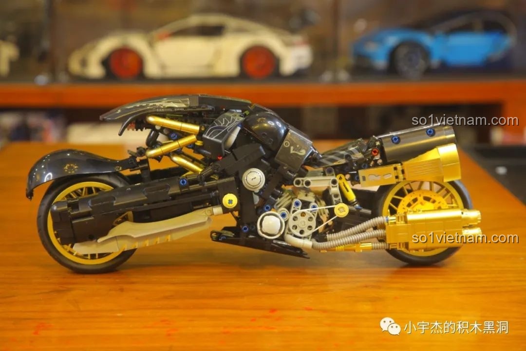 Mô hình lắp ráp KBOX 10214 Porsche 911 GT3 RS 1:14, một mẫu xe đua huyền thoại.