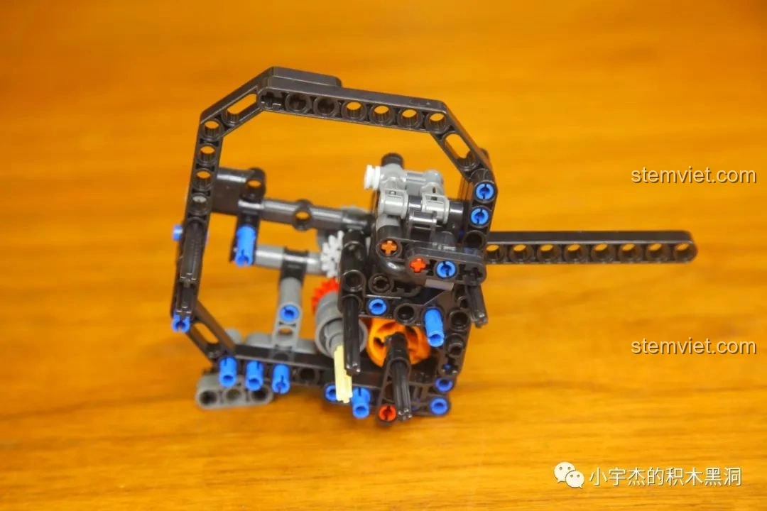 Bắt đầu lắp ráp khung sườn động cơ của KBOX 10217 Mô tô Bugatti Concept, cảm nhận KBOX 10217 Xe mô tô Bugatti.