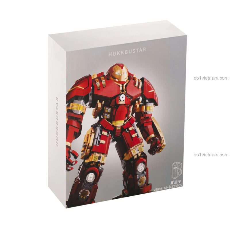 Hộp đựng bộ lắp ghép KBOX V5004 Giáp Chống Hulk MK44, đồ chơi mô hình Người Sắt Anti-Hulk, chất lượng cao.