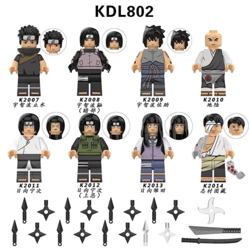Bộ 8 Minifigure Naruto KDL802 - KDL K2008 Minifigure Naruto