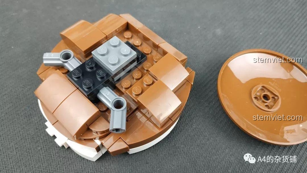 Phần chân của mô hình Keeppley B0109 Pokemon Thủy Lôi Bùng Nổ - Blastoise.